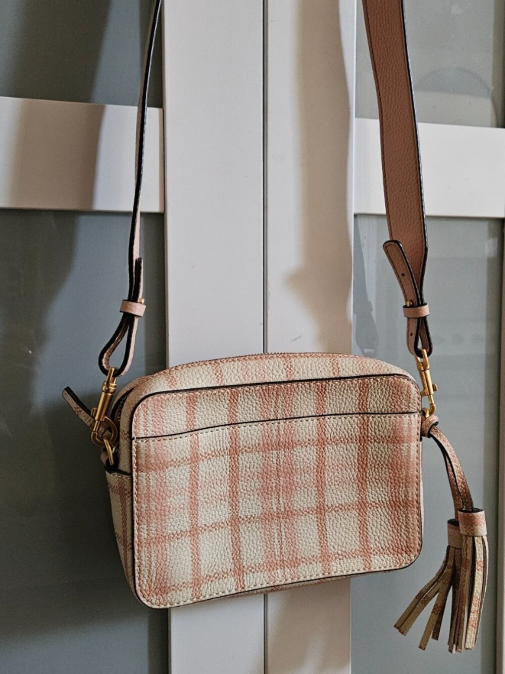 Tory Burch Plaid Camera Bag - Picture 9 of 9